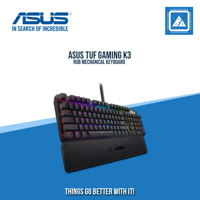 ASUS TUF GAMING K3 MECHANICAL GAMING KEYBOARD ASUS TUF GAMING K3 MECHANICAL GAMING KEYBOARD